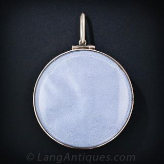 Victorian Double-Sided  Glass Mourning Locket