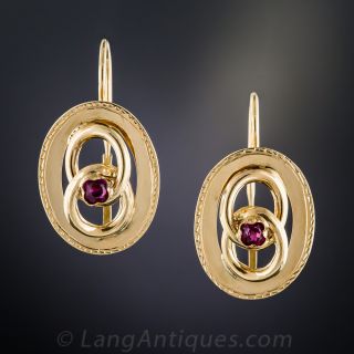 Victorian Drop Earrings - 1