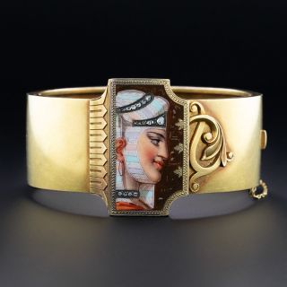Victorian Egyptian Revival Bangle  - 2
