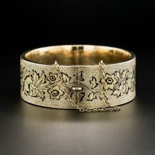 Victorian Enamel Bangle Bracelet