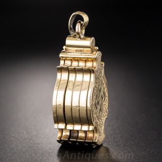Victorian Enamel Book Locket