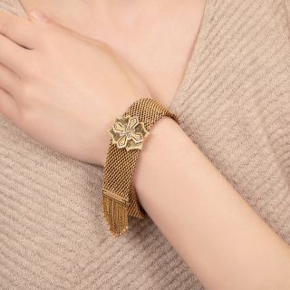 Victorian Enamel Fringe Slide Bracelet