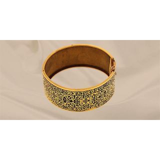 Victorian Enameled Bangle Bracelet