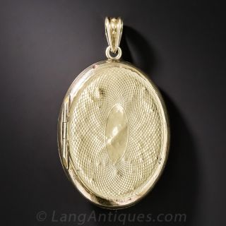 Victorian Enameled Locket