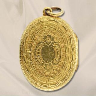 Victorian Enameled Locket