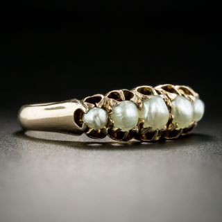 Victorian English Natural Pearl Ring