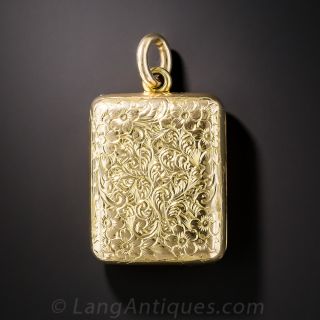 Victorian Engraved Locket