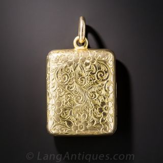Victorian Engraved Locket