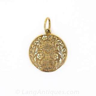 Victorian Engraved Locket