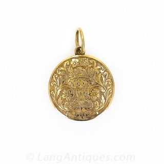 Victorian Engraved Locket