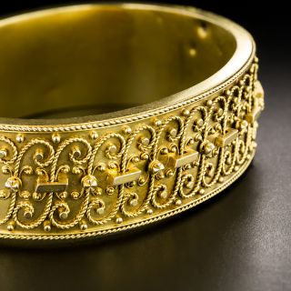 Victorian Etruscan Revival Bangle - 2