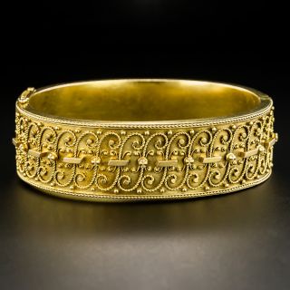 Victorian Etruscan Revival Bangle