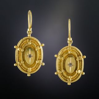 Victorian Etruscan Revival Earrings