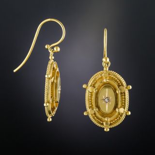 Victorian Etruscan Revival Earrings