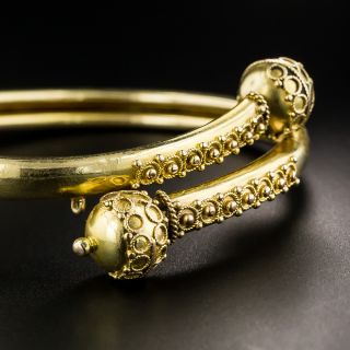 Victorian Etruscan Revival Flexible Bracelet - 2