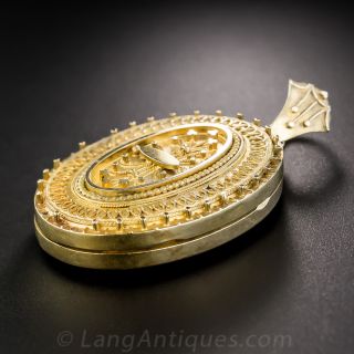 Victorian Etruscan Revival Locket
