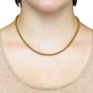 Victorian Fancy Ball Link Chain
