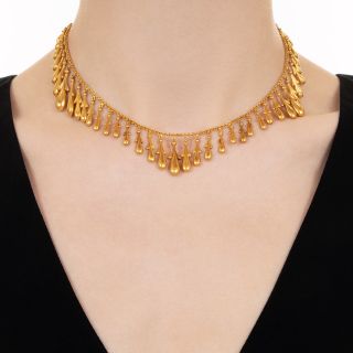 Victorian Fancy Fringe Necklace