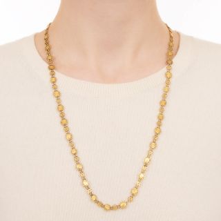 Victorian Fancy Link Chain, 25 Inches