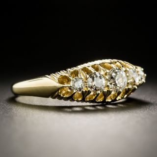 Victorian Five-Stone Diamond Band Ring