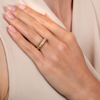Victorian Five-Stone Diamond Band Ring