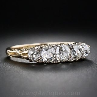 Victorian Five-Stone Diamond Ring