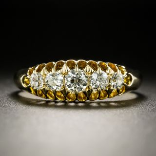 Victorian Five-Stone Diamond Ring, circa 1912 - 2