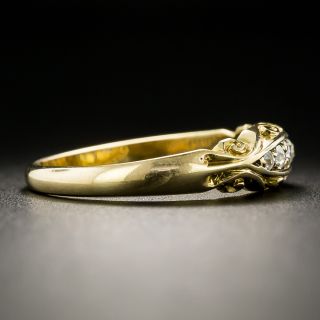 Victorian Five Stone Diamond Wedding Band