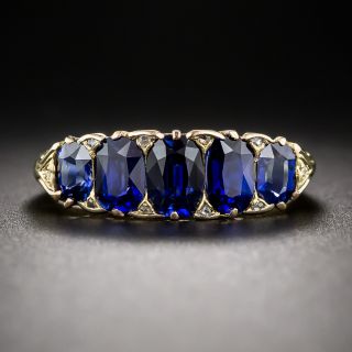 Victorian Five-Stone Sapphire Ring