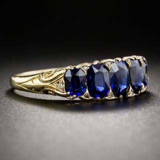 Victorian Five-Stone Sapphire Ring