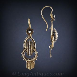 Victorian Fringe Tassel Earrings