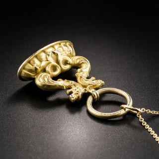 Victorian Gargoyle Fob Pendant