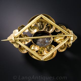 Victorian Garnet Brooch