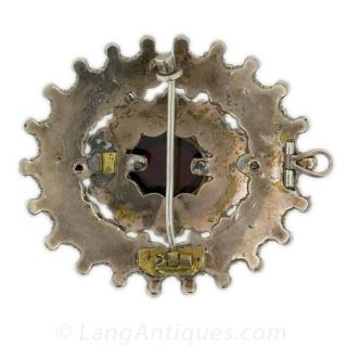 Victorian Garnet Brooch