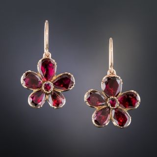 Victorian Garnet Earrings