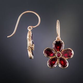 Victorian Garnet Earrings