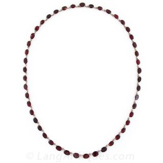 Victorian Garnet Necklace