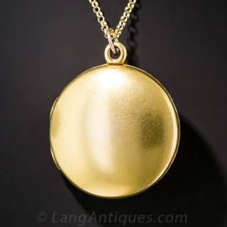 Victorian Garnet, Ruby and Diamond Locket