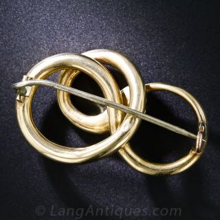 Victorian Gold and Turquoise Serpent Brooch