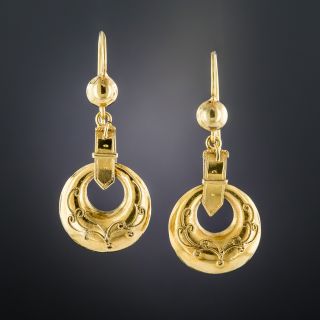 Victorian Gold Earrings - 1