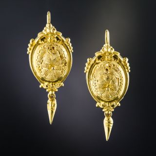 Victorian Gold Earrings - 1