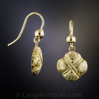 Victorian Gold Earrings 