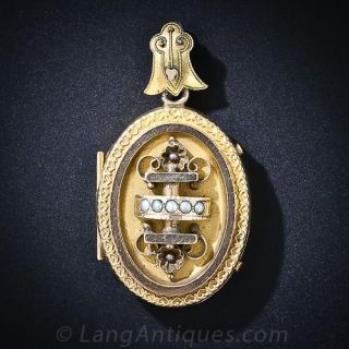 Victorian Gold Filled Locket 