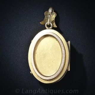 Victorian Gold Filled Locket 