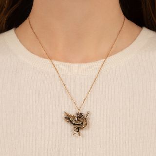 Victorian Griffin Pendant/Pin