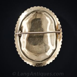 Victorian Hardstone Cameo Brooch