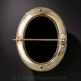 Victorian Hardstone Cameo Brooch.