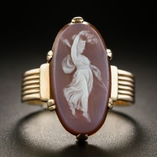 Victorian Hardstone Cameo Ring - 2