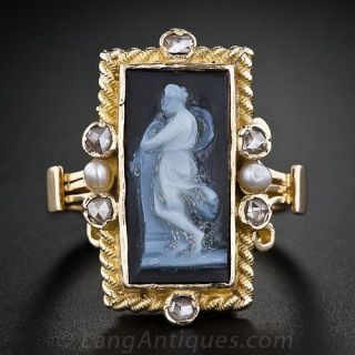 Victorian Hardstone Cameo Ring