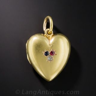 Victorian Heart Locket 